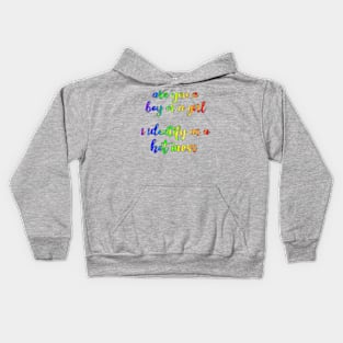 Hot mess rainbow Kids Hoodie